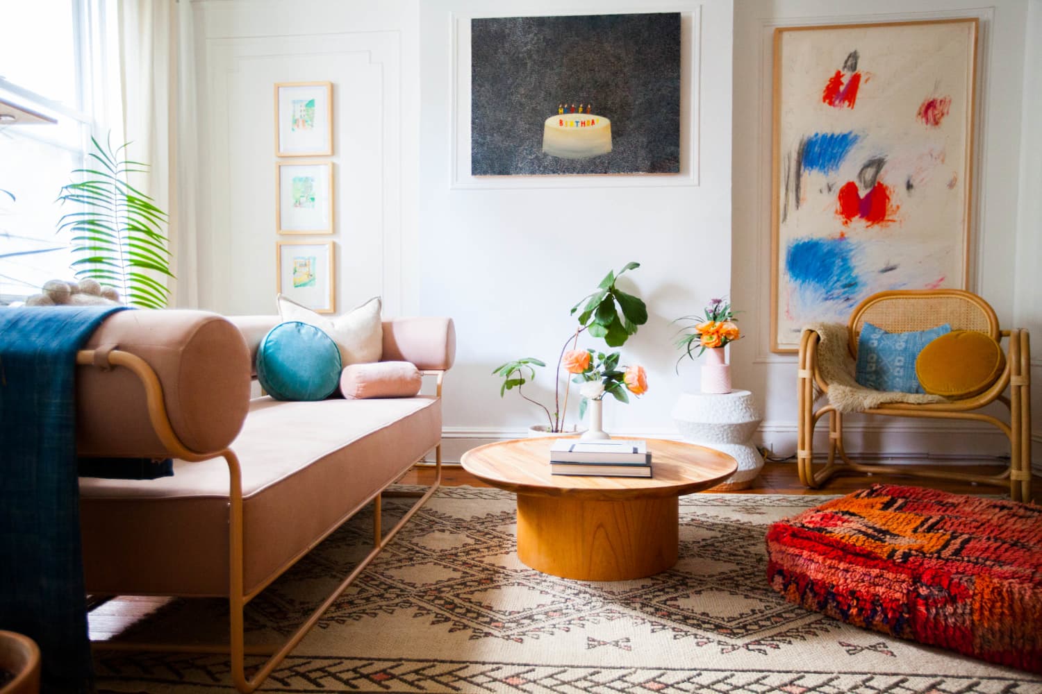 How to Create a Photo Ledge Instead of Gallery Wall Apartment Therapy